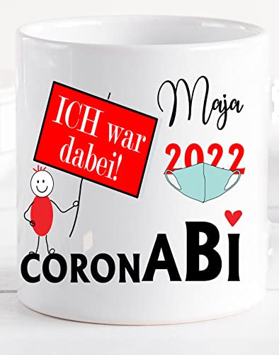 Abitur Geschenke für Abiturienten Mädchen/Tochter - Abitur bestandenes Abi 2025 - Tasse mit Namen personalisiert als Geschenkidee (Niklas)