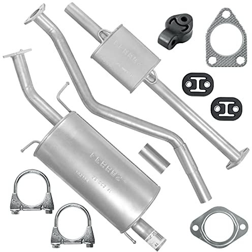 Adamot Auspuff Auspuffanlage Schalldämpferset für Mitsubishi Lancer 7 VII 2.0