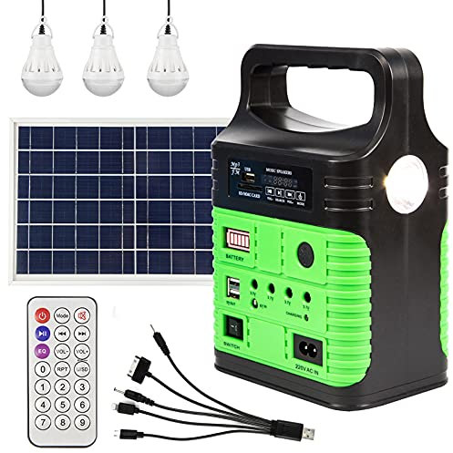 Centrale elettrica portatile, generatore solare con pannelli inclusi, batteria al litio LiFePO4, piccolo generatore ad energia solare con prese DC/USB, torcia a LED per uso domestico, campeggio