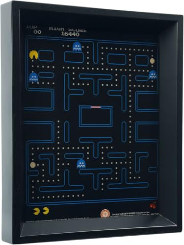 Pyramid International 5051265801463 Pac Man Maze 3D-Linsenrahmen, Schwarz