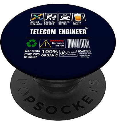 Telekom Engineer Label Skills Solving Coffee Beer PopSockets mit austauschbarem PopGrip