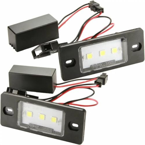 MR-Style Led Kennzeichenbeleuchtung passend für Skoda Fabia I + II 1999-2014