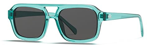 Hanukeii Unisex Curazao Sonnenbrille, Blau, One Size