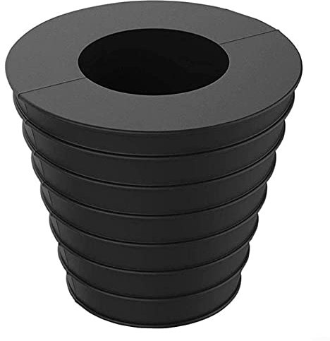 Soporte de sombrilla con base de cuña para paraguas, cono de paraguas para cuña de anillo para mesa de patio de 38 mm con apertura de agujero (A)