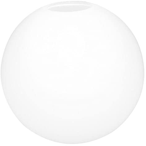 Housoutil Ersatz-Lampenpfosten- 20 Cm Mattweißer Glaskugel-Lampenschirm Ersatz-Milchglas-Kugel-Lampenschirmabdeckung Kugelschirm Lampenpfosten- Für Pendelleuchte Wandleuchte