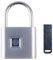 TenixLox Candado de huellas dactilares con llave de emergencia, candado inteligente impermeable IP66, cerradura biométrica de alta seguridad para taquilla de gimnasio, cobertizo, unidades de