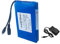 SSCYHT 12V DC 5000mah 6000mah 7000mah 9000mah 12000mah Rechargeable Lithium Ion Battery Pack Portable Power Bank for LED Strip Lights and more with 1A Charger,12V6Ah