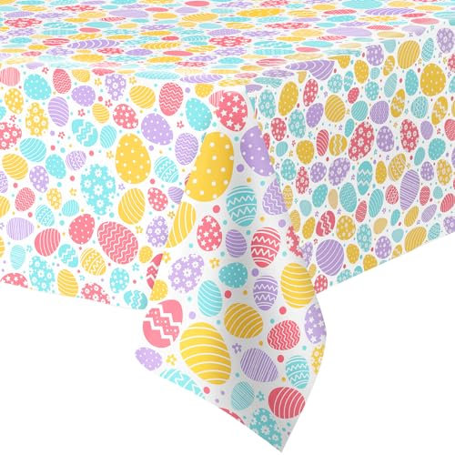 Tischdecke Osterei 274 x 137cm 2 Stück für Ostern Tischdeko