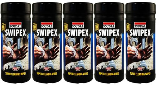 500 Pcs HEAVY DUTY INDUSTRIAL HAND CLEANING DISPOSABLE WIPES With TUB DIY GARAGE WORKSHOP MECHANIC ENGINEER MACHINE VEHICLE REPAIRS UK FREE P&P