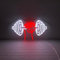 Barbell-Neonschild, Hantel-LED-Licht für Zuhause, Fitnessstudio, Dekor, Wandbehang, Neonlichtschild für Sportraum-Dekor, Club, Party, Bar, Fitnessstudio