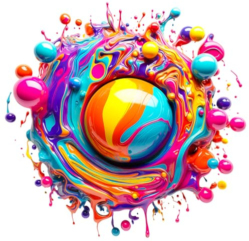 Bgraamiens 1000 Pieces Gradient Colorful Modern Jigsaw Puzzle for Adults, Expert Skill Level, 12 Years and Up, Plastic Free, 27.6 x 19.7 Inches, 1 Set of 1000 Pieces