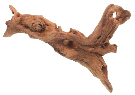 BUGUUYO Décor Aquarium Bois Mort 7.09 X 3.54 X 2.36 Pouces Forme Aléatoire Décor en Bois Flotté pour Aquariophilie Cachette pour Crevettes Décoration Réaliste pour Eau Douce