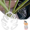 Monstera Grapple, Monstera Plant Grapple, Unique & Aesthetic Monstera Plant Support, Turtle Shell Bamboo Clamp Set, Keeps Plants Tame & Growing Vertical for Flowers, Herbs, and Vegetables (A)
