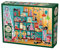 Cobble Hill 1000 Teile Puzzle Weihnachtskatzen Muster Poster enthalten Rot
