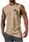 Herren-Oberteil ärmellos Rundhalsausschnitt Einfarbig Sport Fitness Fitnessstudio Sommer Strand Hawaii-Hemden Outfits lockere Passform bequem atmungsaktiv Tank-Tops Herren Casual Streetwear Tops