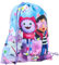 mybagstory Gabby's Dollhouse Schwimmtasche für Mädchen, Rosa, Kinder, Schule, Kindergarten, Größe 42 cm, verstellbare Träger, Schnur, Geschenkidee, Sporttasche, Gabby