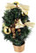 KONTONTY Mini Albero Di Natale Da 30 Cm Decorazione Da Tavolo Scenografia Decorazione Per Albero Di Natale Color Oro