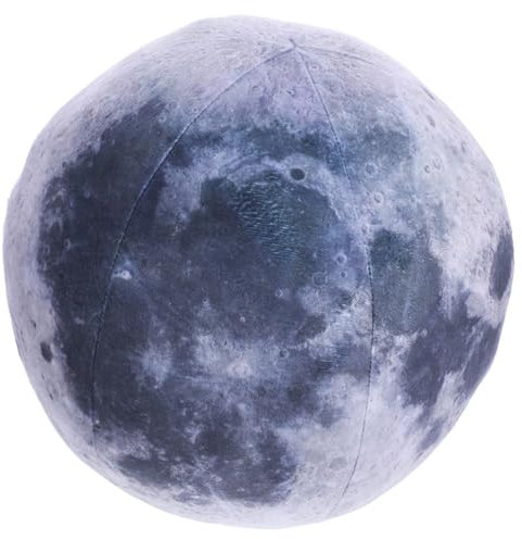 PHENOFICE Mondkissenspielzeug Sofakissen Cute Pillow genschenkideen Decorative Pillows Plüschfigur Spielzeug Heimdekoration Ballwurf im Haushalt weiches Plüschballkissen PP Baumwolle