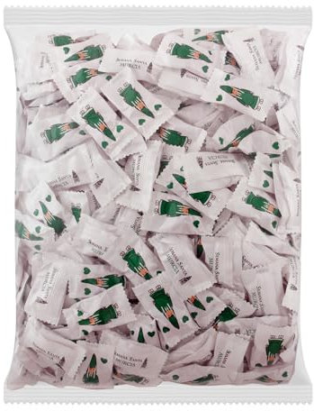 Caramelos Cerdán - Caramelos Corazon Semana Santa Murcia, Nazarenos Verdes Sabor Cereza, 317 Unidades | Caramelo Duro Sin Gluten ni Alérgenos - 950 gr