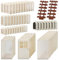 Feleph Window and Doors Set Building Block for House Architecture Accessories City MOC Parts Toy Kit for Kids Compatible with Major Brands, 118 Pieces