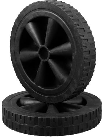 MUCKLILY Juego De 2 Ruedas De Repuesto De 8.85 Pulgadas para Parrilla De Gas Ruedas De Plástico Silenciosas con Alta Capacidad De Carga para Carrito De Barbacoa Fácil De Instalar