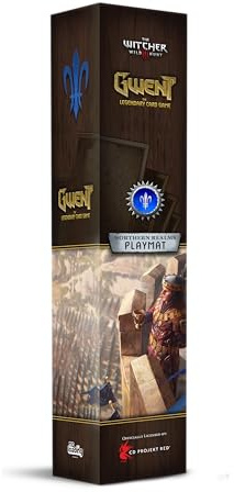 No Loading Games, Gwent Neoprene Mat – Northern Realms, Zubehör | Spielmatte mit Kartenzonen und Leisten, für Gwent: Das legendäre Kartenspiel, Größe: 29 x 73 cm, Motiv: Northern Realms