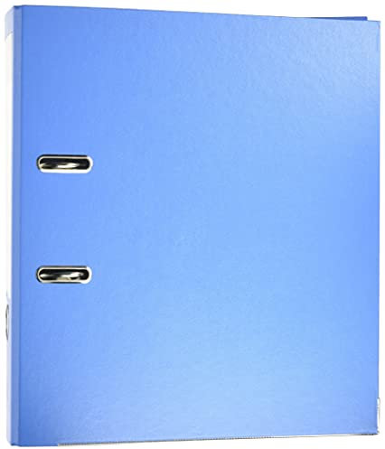 Herlitz Ordner maX.file protect A4, 8 cm mit Einsteckrückenschild, aqua blau