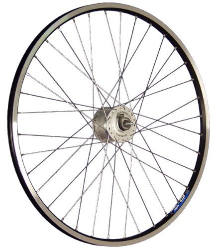 26 Zoll Vorderrad Ryde Zac19 / Shimano Nabendynamo DH-C3000-3N - schwarz