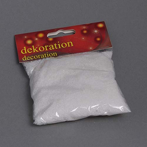 Deko und Band Schneepulver - Dekoschnee - Streuschnee - Kunstschnee - Schnee - Weiß - 3 x 10 gr. Beutel - 10004
