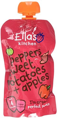 Ella's Kitchen Apples Sweet Potatoes + Peppers, 120g