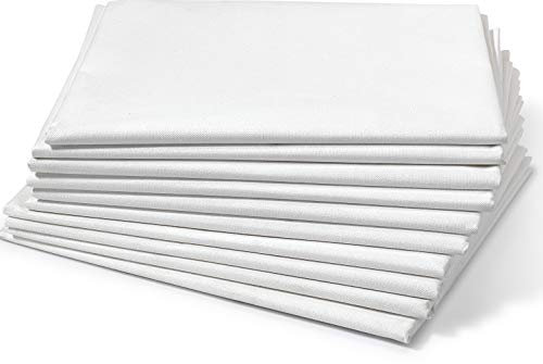 Dr Güstel Waschfaserlaken color weiß 120x210 cm 10 Auflagen für Massage- und Kosmetikliege