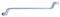 KS Tools 517.0816 - Llave poligonal doble, acodada 75°, bocas pulidas (entrecaras 24 x 27 mm)