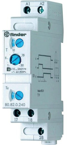 Finder 80 Series - Triangular Narrow Switch Timer 240ac/DC