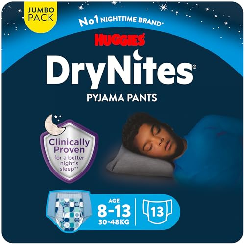 Huggies DryNites für Jungen von 8 bis 15 Jahren, 13 Stücke