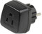Vivanco TA USA/D Reisestecker USA Buchse (Schuko Stecker schwarz)