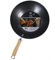 Non Stick Carbon Steel Wok 11 / 28cm Diameter for Chinese Cooking & Frying