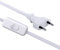Electraline 70526 Cordon avec Interrupteur et Prise européenne, Longueur 1,5 m, Noir