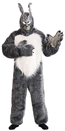 Donnie Darko Frank the Bunny Adult Halloween Costume Officially Licensed Movie Costume Faux Fur Jumpsuit and Mask