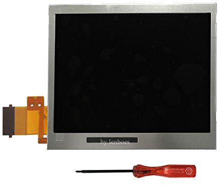 lenboes Original Unterer LCD Display Ersatz für Nintendo DS Lite DSL NDSL mit Öffnung Werkzeug