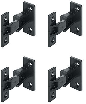HAFELE Keku AS Giunto da Infilare Elemento Pannello e Telaio Giunzione ad Aggancio per Rivestimenti in Legno e Diaframma per il Fissaggio di Pannelli a Sottostrutture Fino a 20kg Plastica 4 Pcs