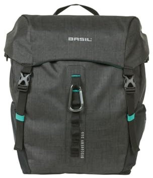 Basil Einzelpacktasche Discovery 365D M schwarz Melee, 9 Ltr.