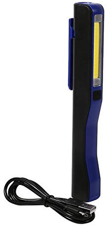 Lampe de Travail USB Rechargeable Lampe Inspection Torche Lampe de poche LED Ultra Puissante Camping Lampe pour Auto Garage Atelier bricolage avec clip magnétique