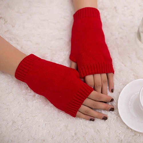 Handschuhe für Damen Winter Armstulpen Warm Strick Handschuhe Mädchen Kawaii Länge Ärmel Handwärmer Armstulpen Strick Handschuhe