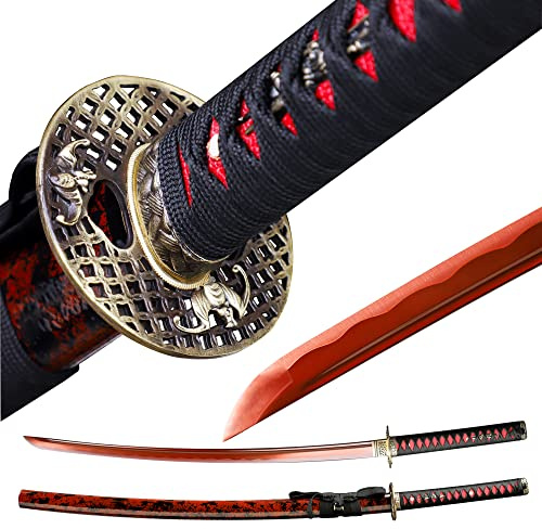 CHENGYING Katana 41 Inch 3.42 Pound Full Tang Japanese Samurai Sword