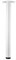 1 Pcs Pieds de Meubles en Alliage D'aluminium Pattes Cylindriques pour Tables Réglables,Jambes de Support en Métal,pour Table à Manger,Bureau de Bar,avec Vis,Personnalisable (120cm(47.2in),White)