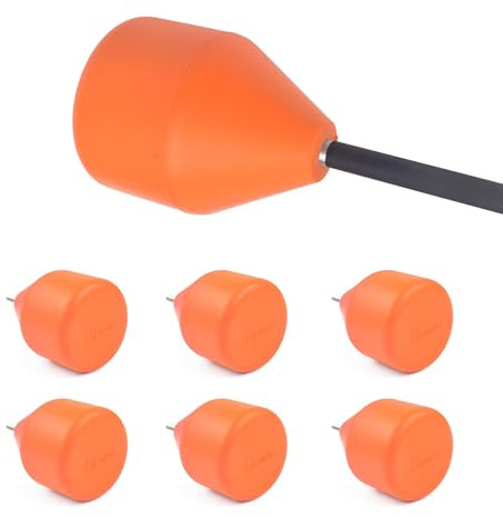 Braodheads Foam Arrow Tips Arrow Heads Game Practice Soft Sponge EVA for Archery Combat Game CS Shooting Outdoor Sport (Pack of 6)