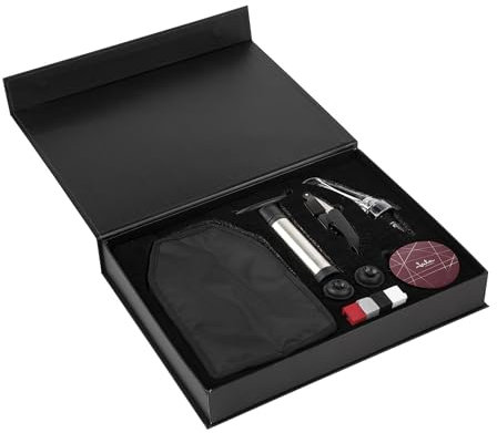 JATA HOGAR HVIN2323 - Accesorios Vino 16 piezas. Sacacorchos, Decantador, Funda para Enfriar Botellas, Tapones, Marcadores de Copas, Bomba de Vacío y Vertedores. Ideal para Regalo