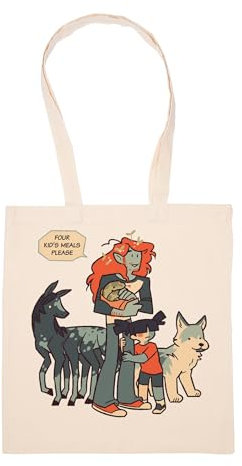 Loki, Die Alleinerziehende Mutter Tasche Wiederverwendbar Einkaufen Lebensmittel Baumwolltuch Tote Reusable Shopping Bag