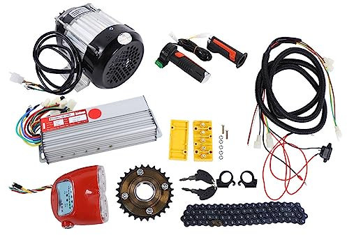 Topyond 48V 800W DC Brushless Motor Kit, Aluminum Alloy Electric Bike Tricycle Scooter Conversion Kit, DIY Motor Conversion Kit, Ideal for Electric Tricycle, Rickshaw, Bicycle