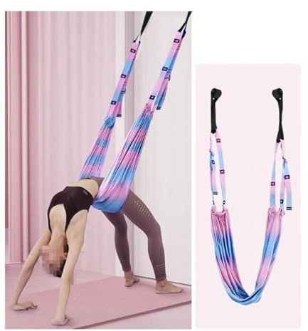 Yoga-Fitness-Stretching-Band, Verstellbarer Beinstrecker, CuiCanfla Yoga Gurt,Rückenbeugungshilfe-Trainer,Yoga Stretch Gurt für Reha Pilates Ballett Cheerleading Spagat Gymnastik